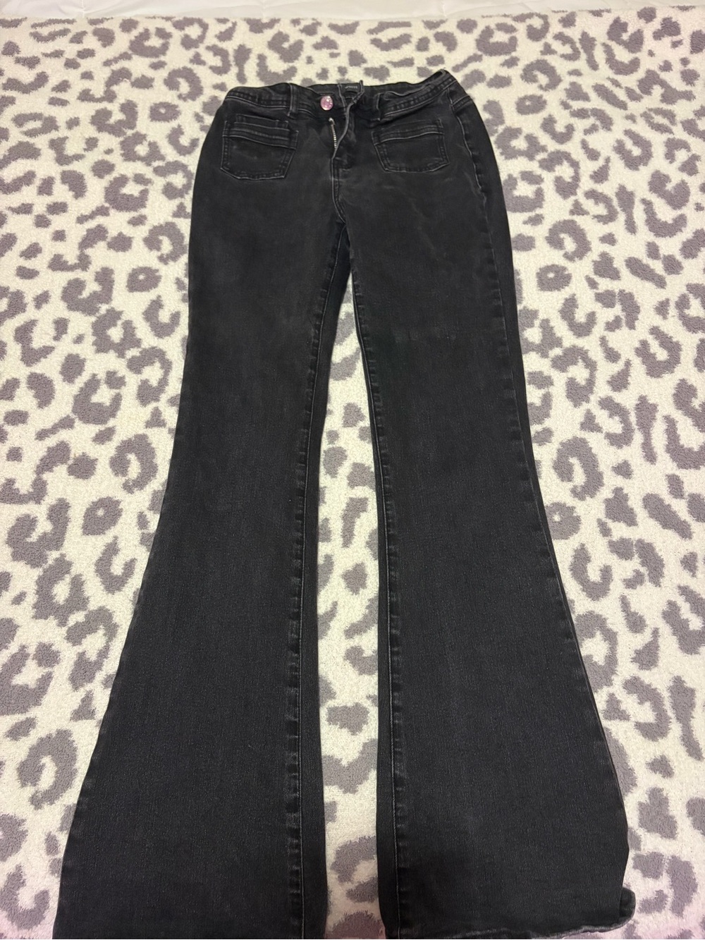 White Fox Boutique Black Flared Jeans